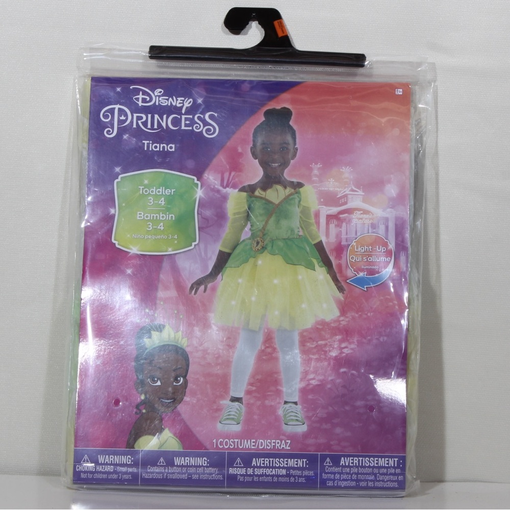 Disney Princess Tiana Light-Up Costume NWT